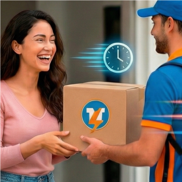 Recebimento do pedido no endereço do cliente